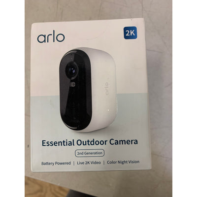 Arlo  Security Camera Essential 2nd Gen Wireless Black & White