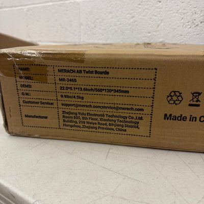 MERACH Waist Twister Ab Exercise Machine, At-Home Workout Equipment - Black