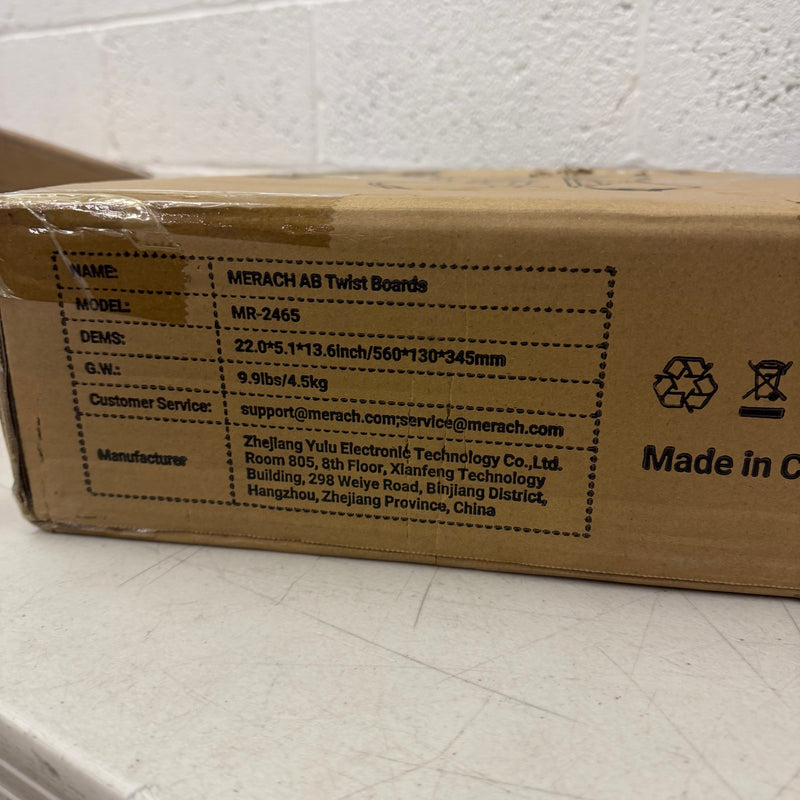 MERACH Waist Twister Ab Exercise Machine, At-Home Workout Equipment - Black