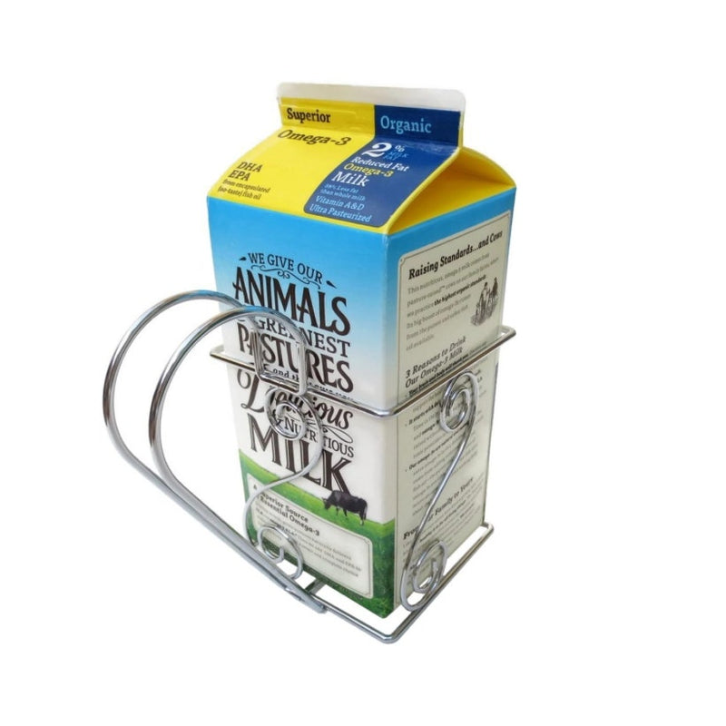 PACK-OF-24  1/2 Gallon Milk Carton Holder Easy Grip Holder Makes Pouring Easy