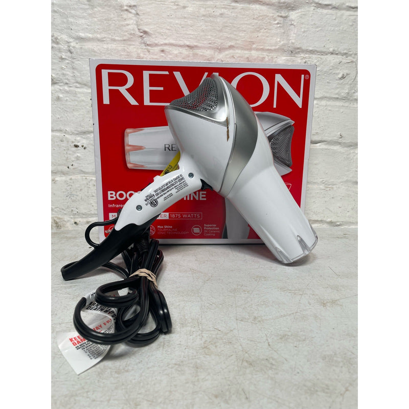 Revlon 1875W Damage Protection Infrared Hair Dryer with Hair Clips, 2 Speeds