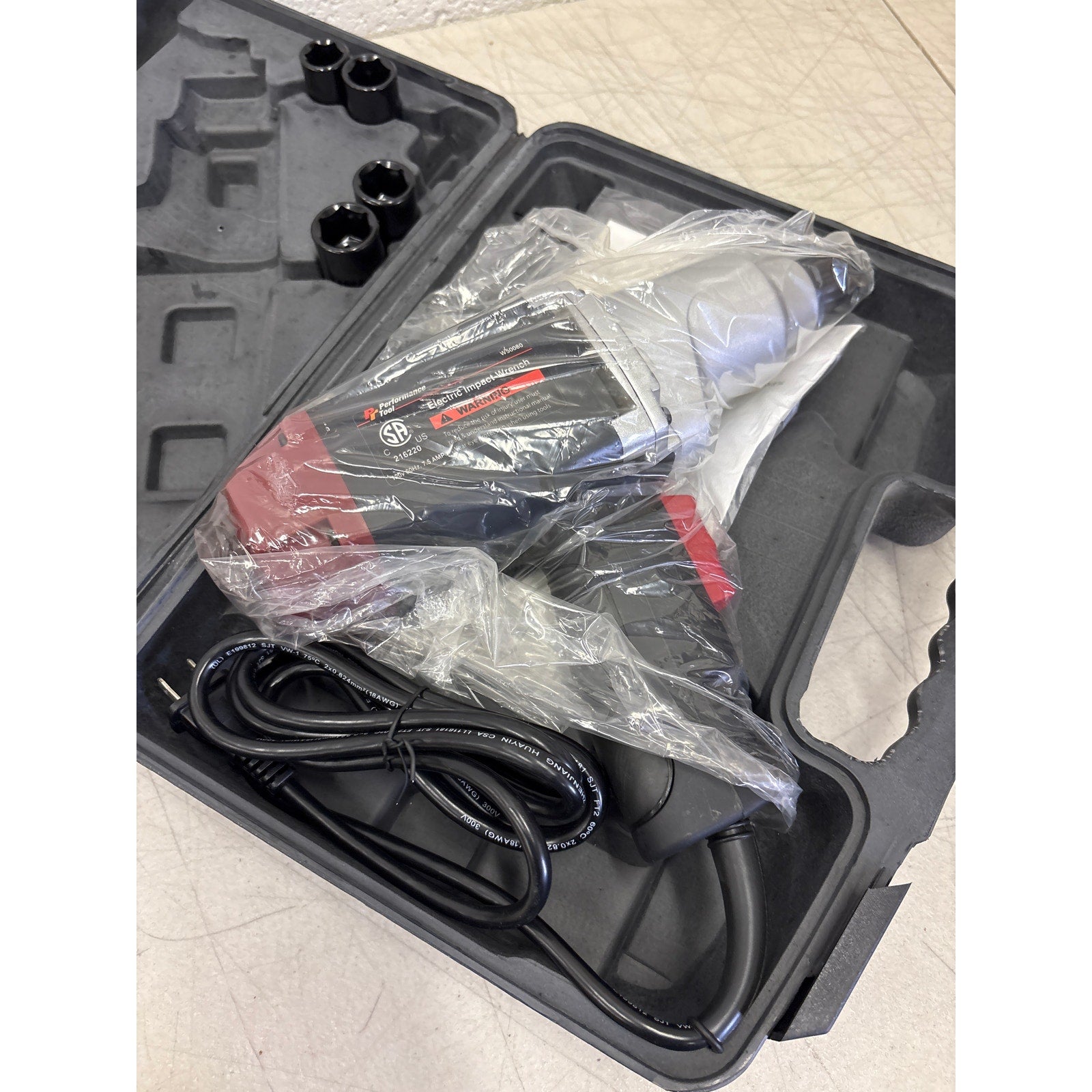 Performance Tool Impact Wrench 1/2-Inch Drive and 110-Volt, Power Tool ...