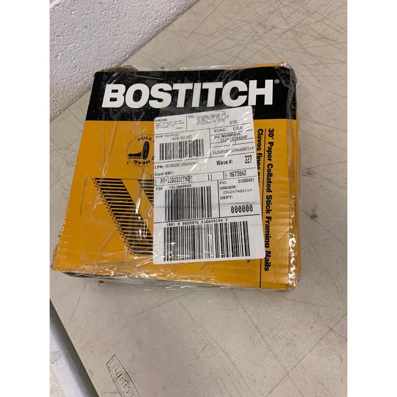 Bostitch 3-1/4" L X 11 Ga. Hot-Dip Galvanized Framing Nails 33 deg 2,000 pk