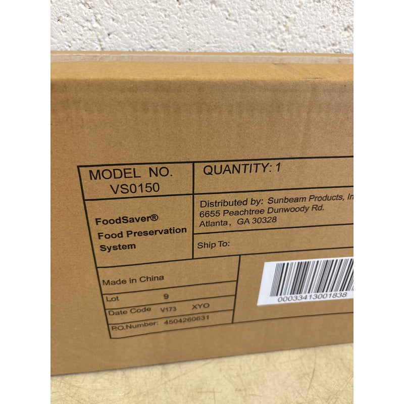 FoodSaver PowerVac Compact Vacuum Sealing Machine Stainless Steel VS0150