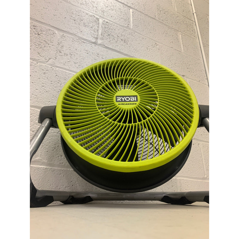 RYOBI 18V Cordless WHISPER SERIES Air Cannon Fan FAN & CORD ONLY PCL813B