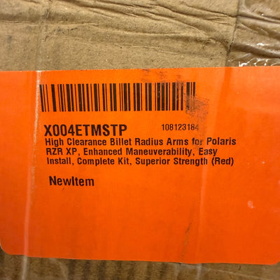 Aluminium Rear Radius Arms Rods For Polaris RZR XP 1000 Turbo 2014-2025 - Red