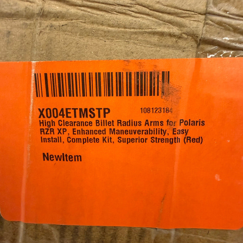 Aluminium Rear Radius Arms Rods For Polaris RZR XP 1000 Turbo 2014-2025 - Red