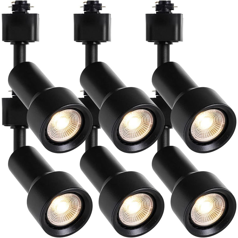 6-PACK EAGLOD 10W LED Track Lighting Heads,Halo H-Type Light Heards,36°Accent
