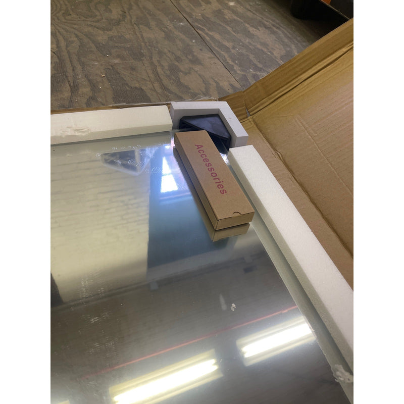 Pertetey Home Gym Mirror, 48X24" Each-2Pcs, Frameless Full Body, Tempered Glass