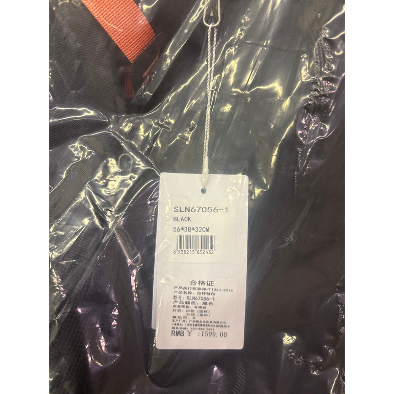 Aoking 22" Travel Backpack with Wheels & Handle - Black with Orange SLN67056-1