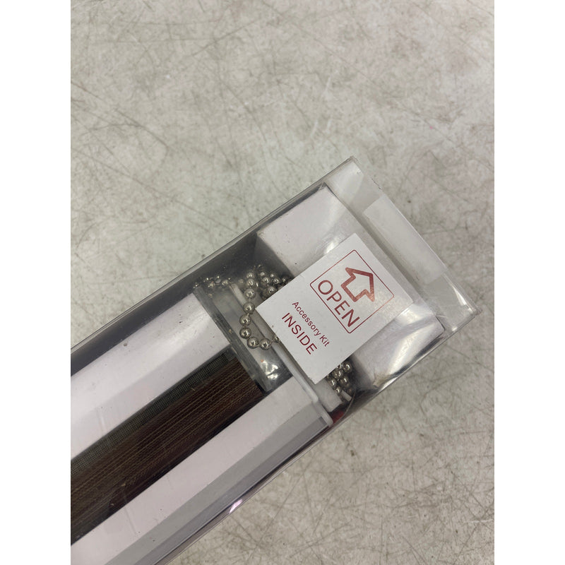 GENIMO Zebra Blinds Dual Layer Roller Window Shades 28" x 72" - Brown