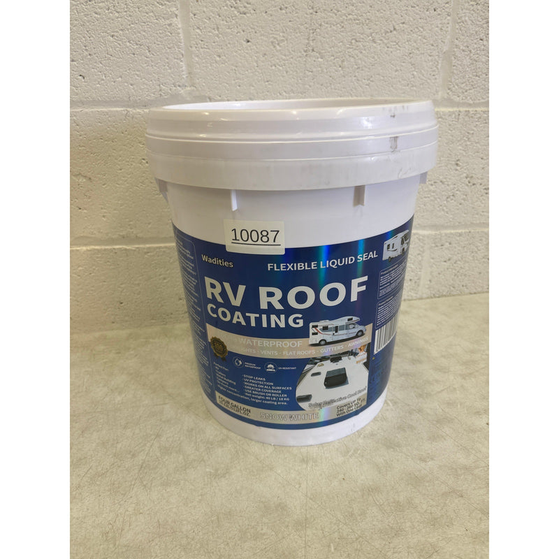Wadities RV Roof Coating White, Waterproof Solar Reflective Sealant, Flexible RV