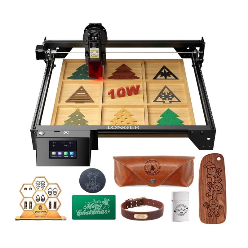 Longer RAY5 Laser Engraver, Laser Engraver 10W Engraving Area 15.75"x15.75"