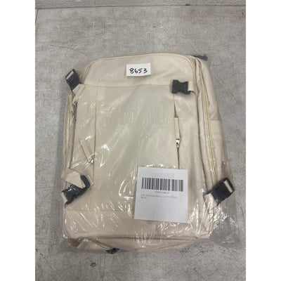 Jyvexius Laptop Backpack 40L Travel & Business 17" Water-Resistant - Beige