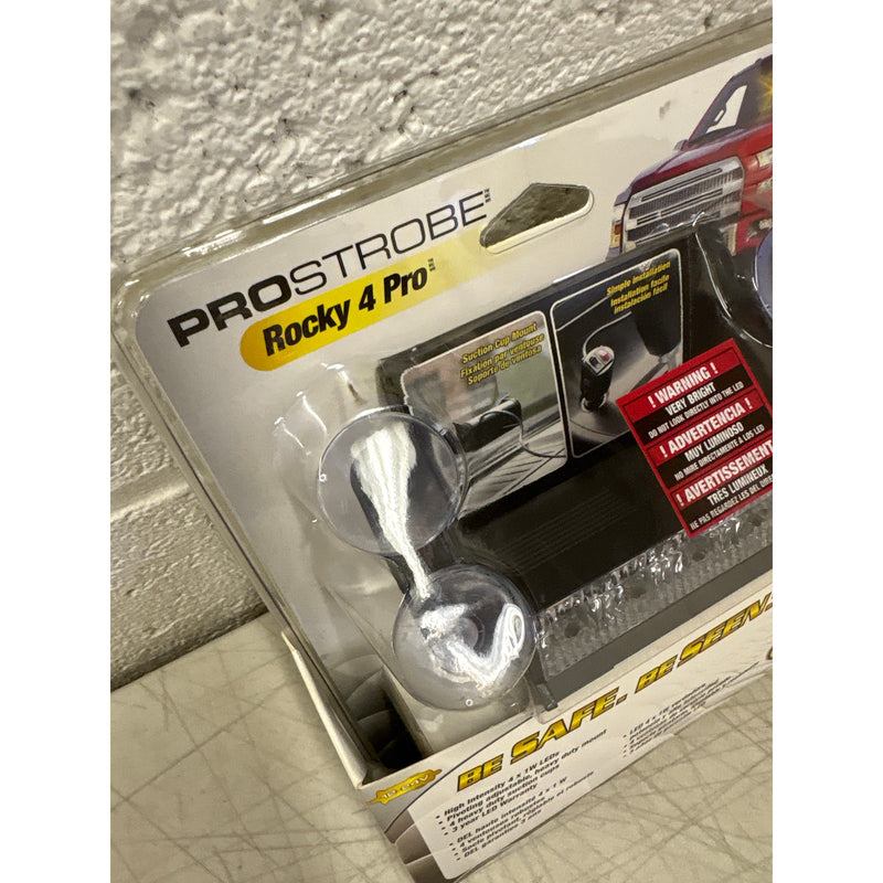 ProStrobe Rocky 4 Pro Plug and Play Windshield Mount Safety Strobe Light - Amber
