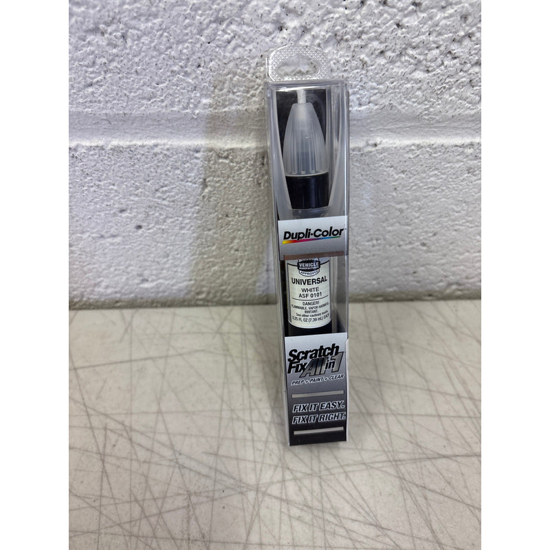 Duplicolor Scratch Fix Auto Touch-Up Paint Universal White ASF0101 0.25 fl. oz