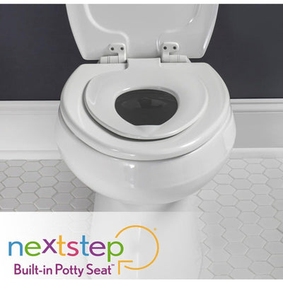 Mayfair NextStep2 Toilet Seat w Toddler Potty Training Seat Built-In, Slow Close