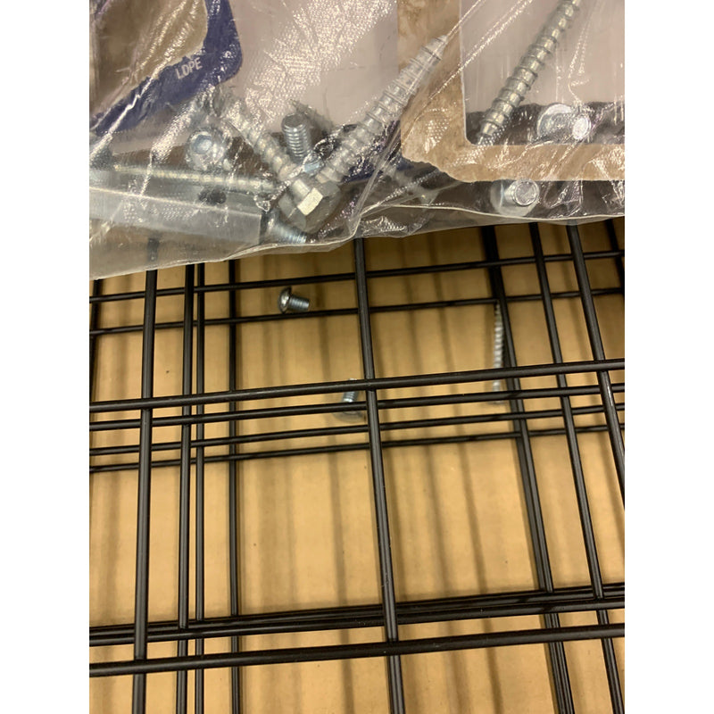 FLEXIMOUNTS Overhead Garage Storage Rack, 3ft x 8ft Adjustable Height, READ