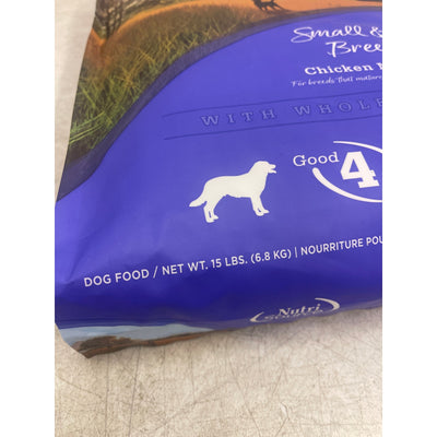 Alimento seco para cachorros NutriSource, elaborado con harina de pollo y arroz, 15 lb