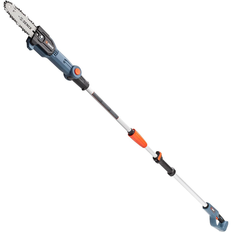 SENIX 8" 20 V Max X2 Battery Pole Saw, Cordless Chainsaw, Brushless, TOOL ONLY