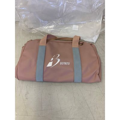 BOYATU Weekender Bag for Women Travel Duffel Bag Gym Bag w Shoulder Strap PINK