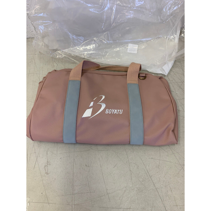 BOYATU Weekender Bag for Women Travel Duffel Bag Gym Bag w Shoulder Strap PINK