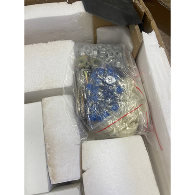 Tribesigns 63" Office Desk Executive Table w Solid Wood Legs & Desktop White