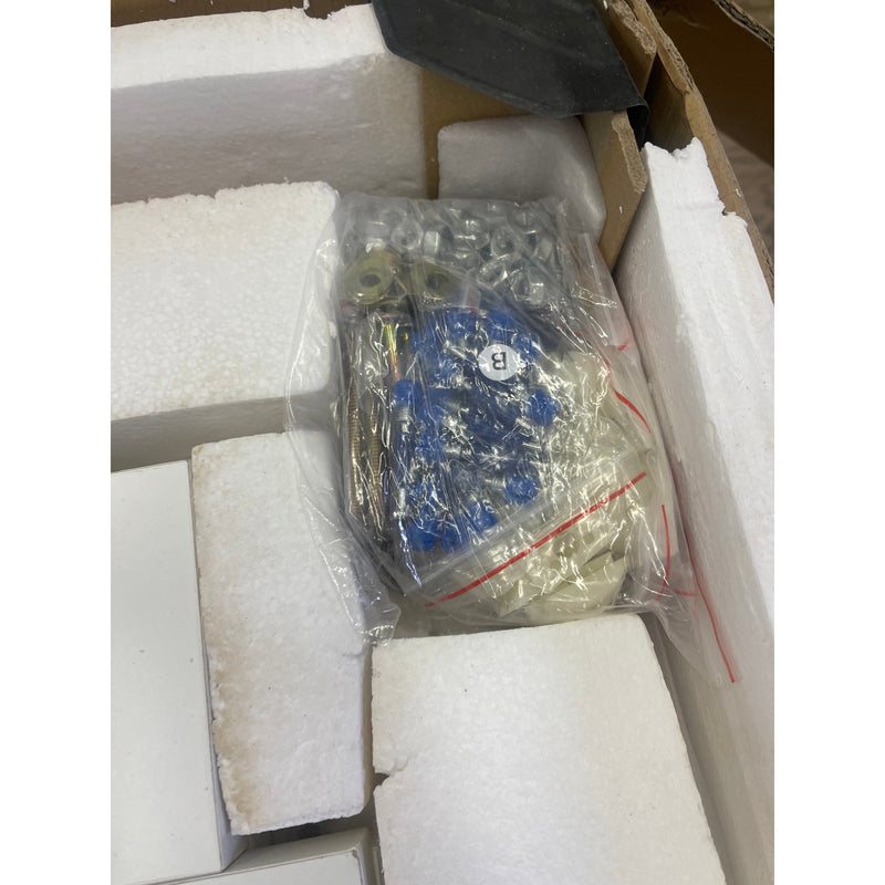 Tribesigns 63" Office Desk Executive Table w Solid Wood Legs & Desktop White