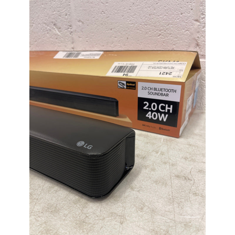 LG 2.0 ch. Soundbar with Bluetooth Streaming, Dolby Audio 40W - SKM1 NO REMOTE