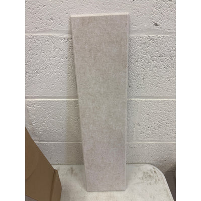 DECORITA Shiplap Felt Wall Panels 23-SqFt Interior Wall Decor, White/Tan 24pcs