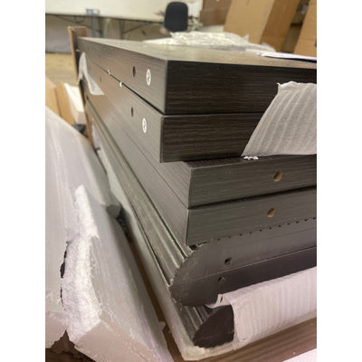 Tribesigns 62.2" Wood Executive Desk Simple Rectangular Computer Table - Black