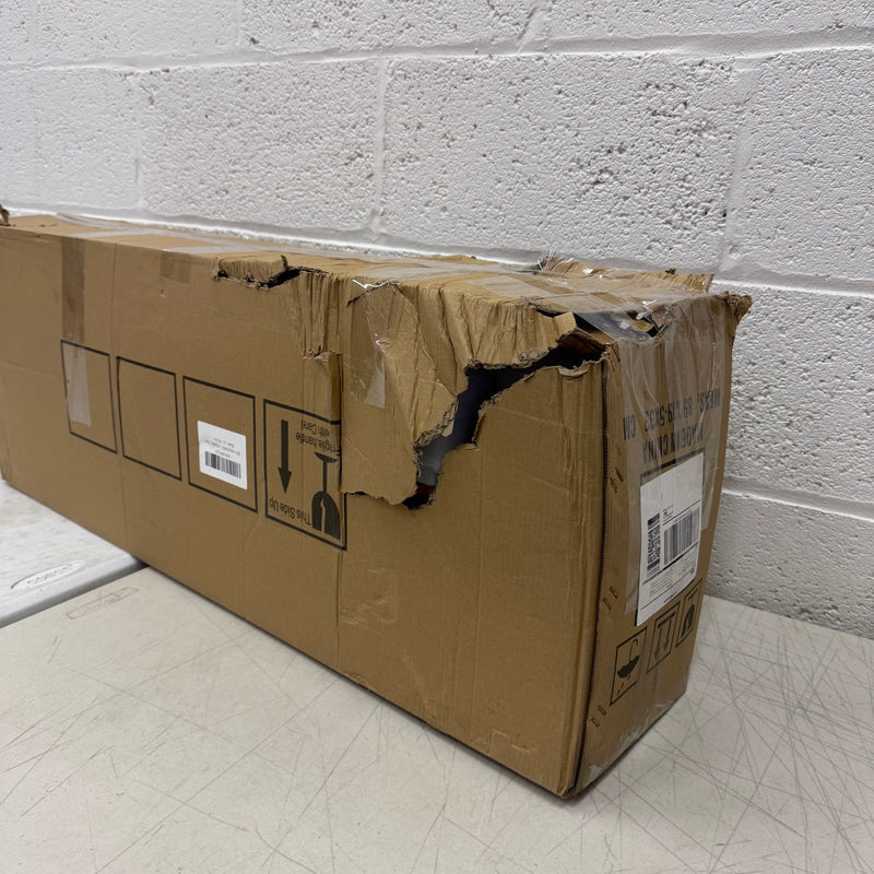 70in Ceiling Fan Without Light, 3 Wooden Blades with Black Base, Remote Control