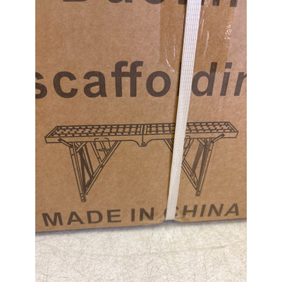 DaoLift 70.87"x9.84" Carbon Steel Scaffolding Platform CAP 660 LBS 36-57" H