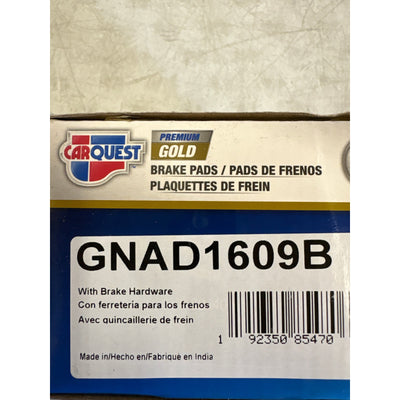 Carquest Premium Gold Brake Pads BMW 17-21 Front Sport (Blue) calipers GNAD1609B