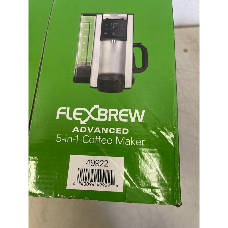 Hamilton Beach FlexBrew Advanced 5-in-1 Coffee Maker, Pods, Ground Coffee