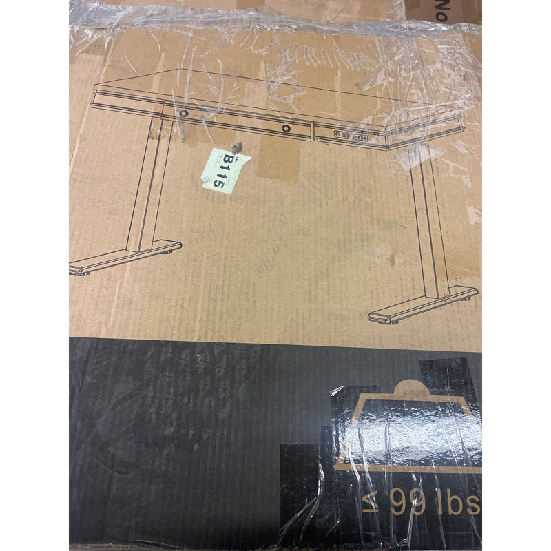 FLEXISPOT Standing Desk w Drawer 48"×24" Electric, Brown, UD1B Missing Hardware