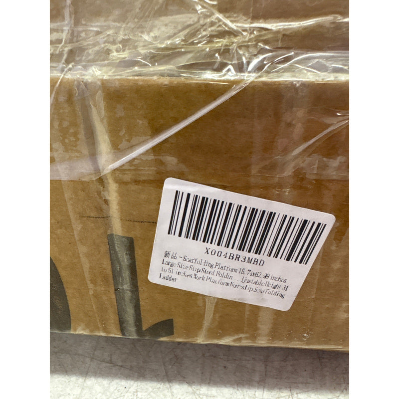 DaoLift 62.99"x14.74" Carbon Steel Scaffolding Platform CAP 660 LBS 32-50" H