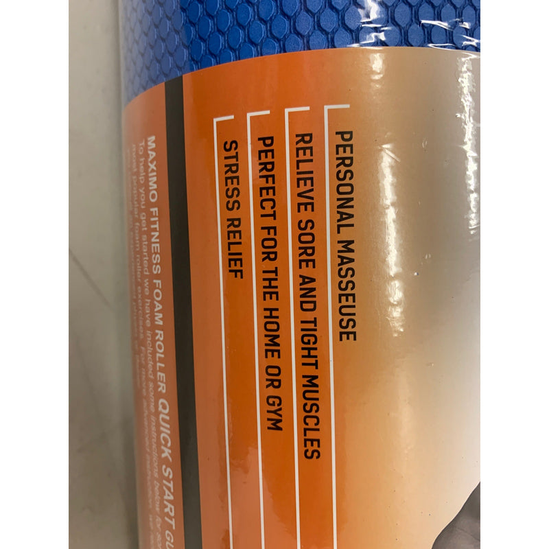 Maximo Fitness Foam Roller, 36" x 6" Rolling Muscle Massager