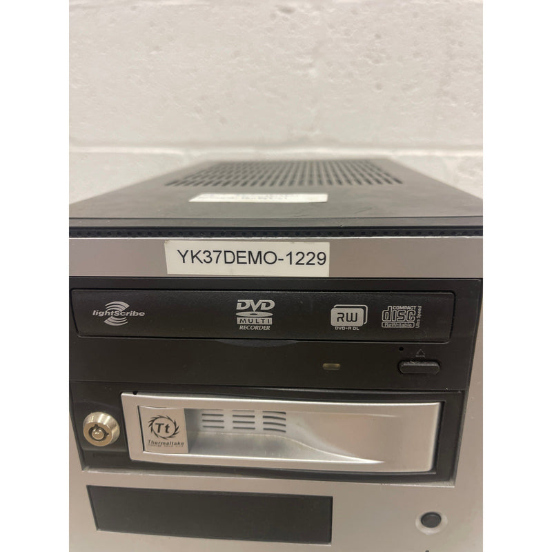 FOR PARTS ONLY LAM Computer Tower with Disc Drive Headphone Jack USB Ports