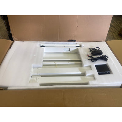 FlexiSpot Standing Desk 48" x 24" Electric 6 Button, White, E9W SEE DETAILS