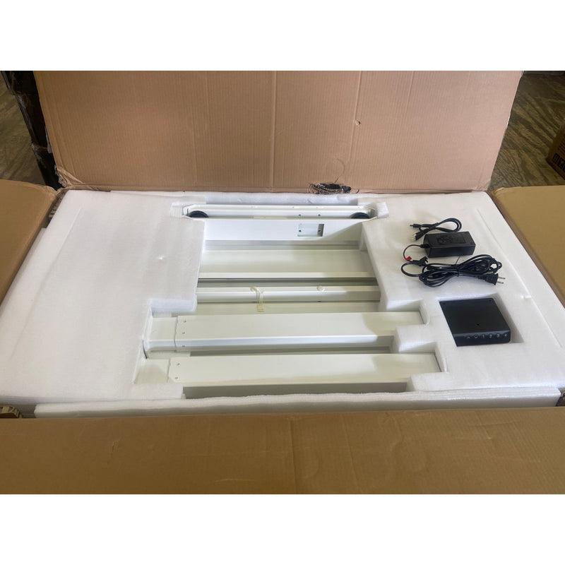 FlexiSpot Standing Desk 48" x 24" Electric 6 Button, White, E9W SEE DETAILS