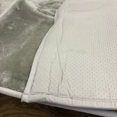 Set-of-2 Large Soft Fuzzy Rugs, 34" x 60" Area Rug, Home Decor, Non Slip - Gray