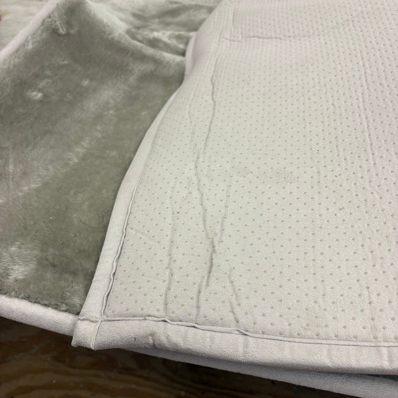 Set-of-2 Large Soft Fuzzy Rugs, 34" x 60" Area Rug, Home Decor, Non Slip - Gray