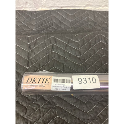 DKTIE Blackout Window Film, Privacy Static Cling No Glue 35.4" x 78.7" Black