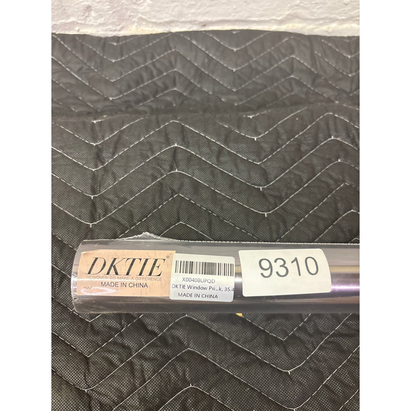 DKTIE Blackout Window Film, Privacy Static Cling No Glue 35.4" x 78.7" Black