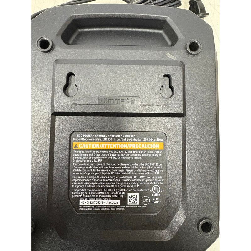 EGO 56 -Volt, POWER+, Battery Charger, CH2100