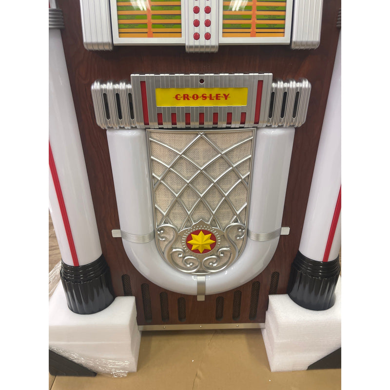 Crosley Full Size Bluetooth Jukebox with Vinyl Record and CD Player, SEE DETAILS