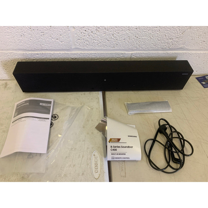 Samsung B-series 2.0ch. Soundbar, Built-in Woofer HW-C400 Black Missing Hardware