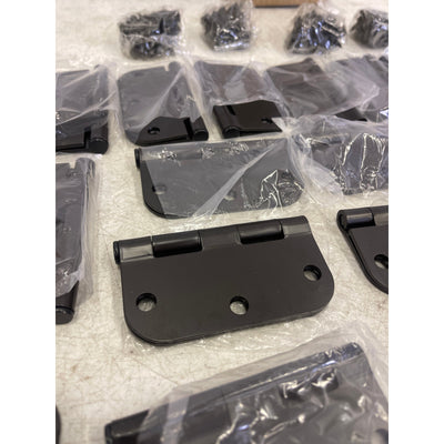SET-OF-24 Everbilt 3-1/2"x5/8" Radius Dark Oil-Rubbed Bronze Door Hinges