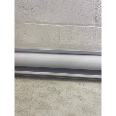 Kalysie Zebra Roller Window Blinds Roller Blinds Dual Layer 64 x 38 inches White